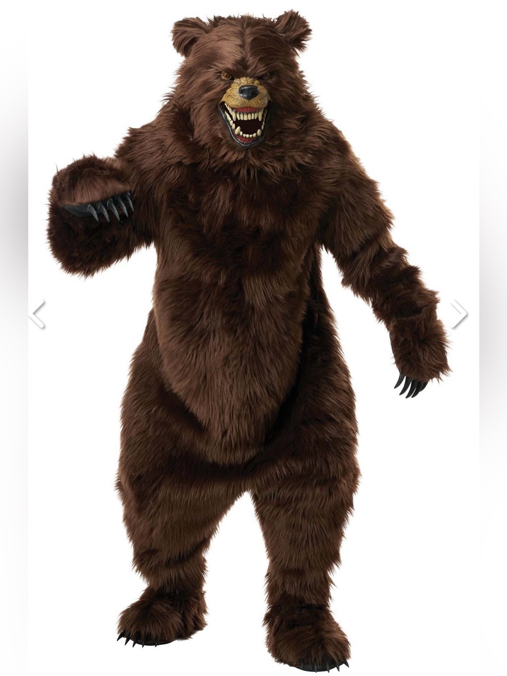 NEW California Costumes: Adult Deluxe Grizzly Bear Costume with Ani-Motion Mask